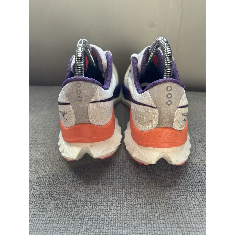 Saucony Endorphin Speed 4 Women's 7.5 Running Shoes White Sneakers Excellent - Picture 4 of 8